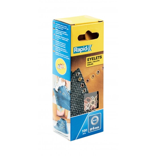 RAPİD KUŞGÖZÜ DELİK HALKA ALİMİNYUM 4 MM 100 ADET