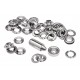 RAPİD KUŞGÖZÜ 2 PARÇA DELİK HALKA ALİMİNYUM 12X23 MM 25 ADET