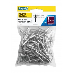 RAPİD PERÇİN Ø4.8 x 16mm ALÜMİNYUM 100 ADET