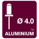 RAPİD PERÇİN Ø4X14MM ALU+MATKAP UCU 50 ADET
