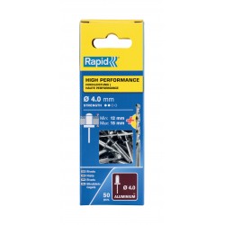 RAPİD PERÇİN Ø4X18MM ALU+MATKAP UCU 50 ADET