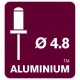 RAPİD PERÇİN Ø4.8X20MM ALU+MATKAP UCU 50 ADET