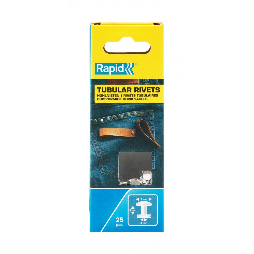 RAPİD BORU PERÇİN 7X3X9 MM ÇAP 7X3 ALİMİNYUM 25 ADET