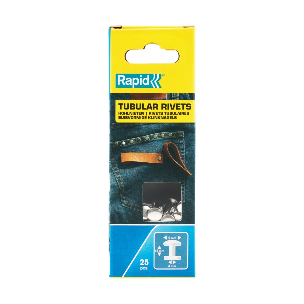 RAPİD BORU PERÇİN 9X3X13 MM ÇAP 10X3 ALİMİNYUM 25 ADET