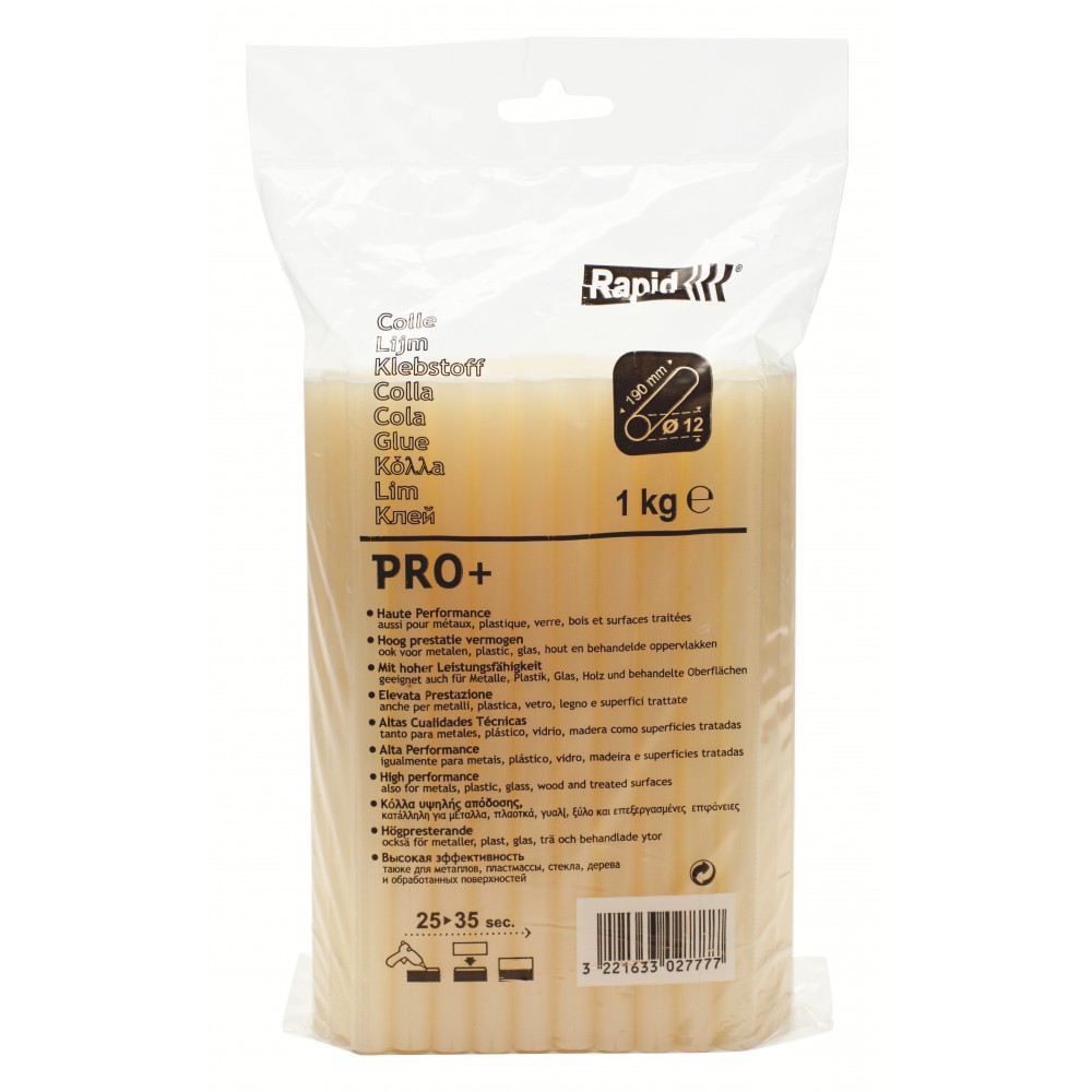 RAPİD SİLİKON 12x190mm PRO+ 1 KG (ŞEFFAF)
