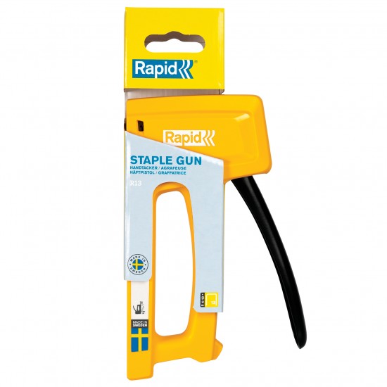 RAPİD R13 MEKANİK ZIMBA TABANCA (SARI)