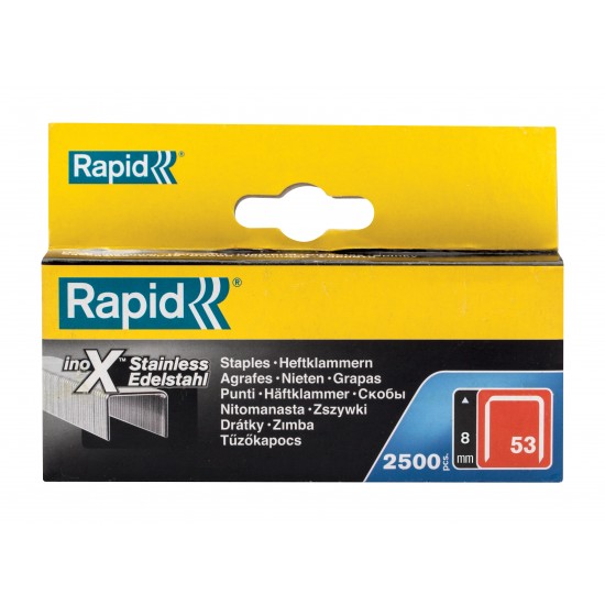 RAPİD ZIMBA TELİ 53/8 2.5 M PASLANMAZ ÇELİK RAPİD ZIMBA TELİ 53/8 2.5 M PASLANMAZ ÇELİK