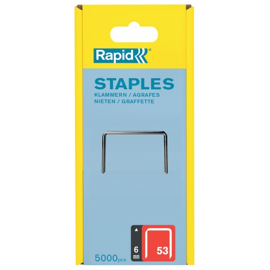 RAPİD ZIMBA TELİ 53/6 5M PLASTİK KUTU RAPİD ZIMBA TELİ 53/6 5M PLASTİK KUTU