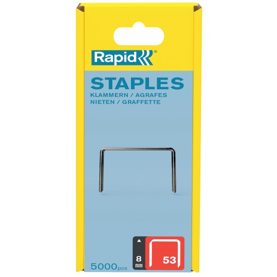 RAPİD ZIMBA TELİ 53/8 5M PLASTİK KUTU RAPİD ZIMBA TELİ 53/8 5M PLASTİK KUTU