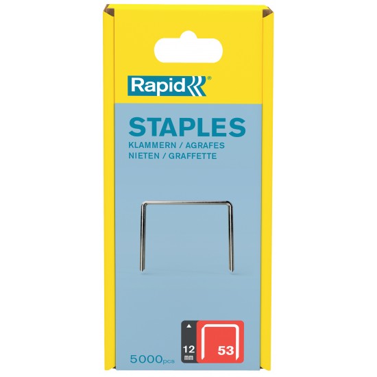RAPİD ZIMBA TELİ 53/12 5M PLASTİK KUTU RAPİD ZIMBA TELİ 53/12 5M PLASTİK KUTU