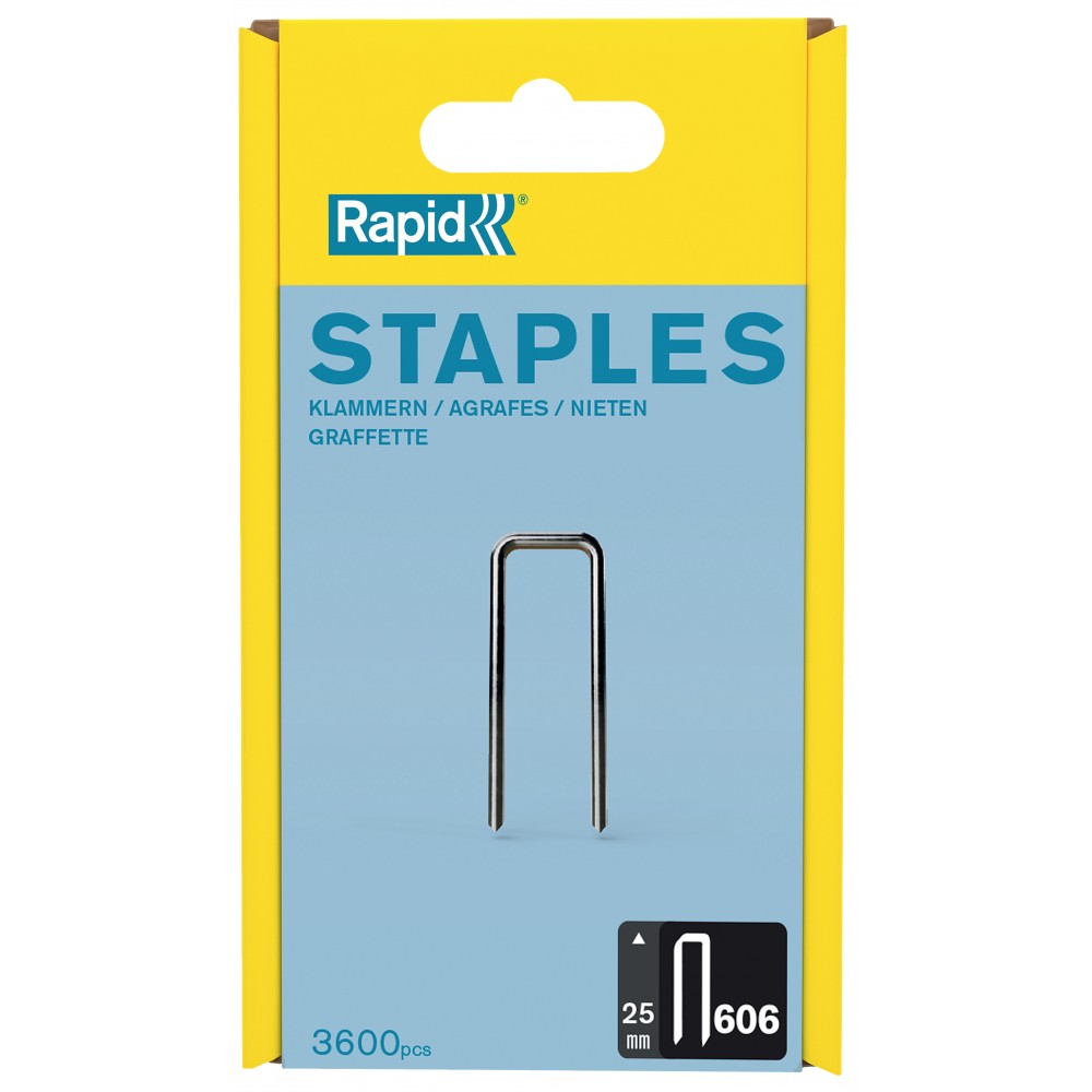 RAPİD ZIMBA TELİ 606/25MM 3.6M U PAKET REÇİNE KAPLI