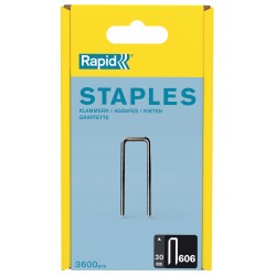 RAPİD ZIMBA TELİ 606/30MM 3.6M U PAKET REÇİNE KAPLI