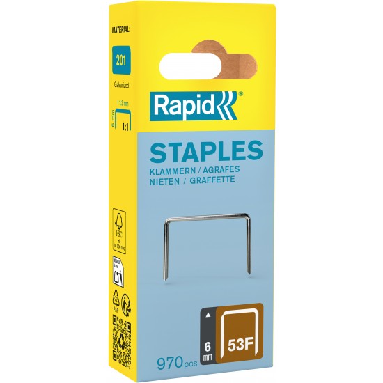 RAPİD ZIMBA TELİ 53F/6mm 0.97M (NOVUS) RAPİD ZIMBA TELİ 53F/6mm 0.97M (NOVUS)