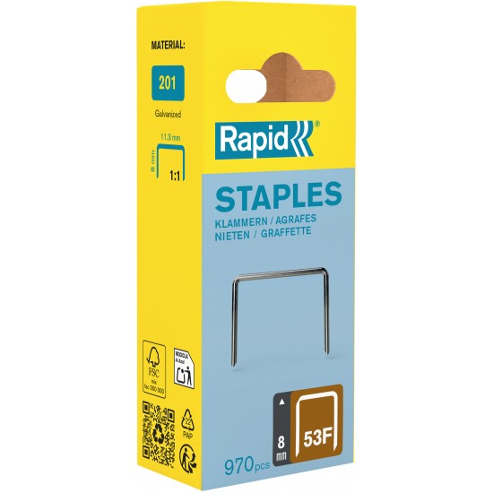 RAPİD ZIMBA TELİ 53F/8mm 0.97M (NOVUS) RAPİD ZIMBA TELİ 53F/8mm 0.97M (NOVUS)