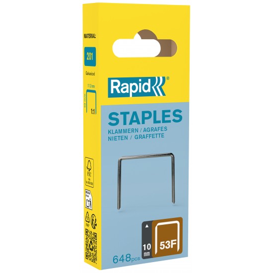 RAPİD ZIMBA TELİ 53F/10mm 0.64M (NOVUS) RAPİD ZIMBA TELİ 53F/10mm 0.64M (NOVUS)